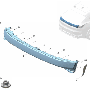 6608081068 	贯穿式尾灯 适用于极氪7X
