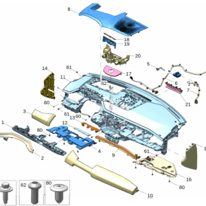 6608081194WA1 驾驶员侧下面板 左 适用于极氪7x