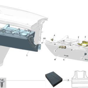 6608081202WA1 手套箱 适用于极氪7X