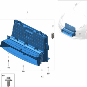 6608081240 可变进气格栅 适用于极氪7x