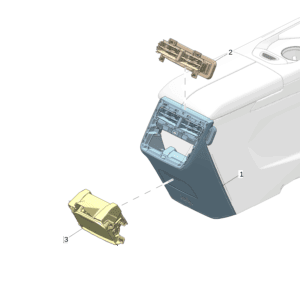 6608086218LA2 副仪表台后板 适用于极氪7x