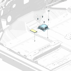6608089886 安全气囊控制模块（SRS） 适用于极氪7x