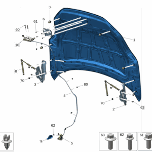 6608100858C15 机舱盖 适用于极氪7x