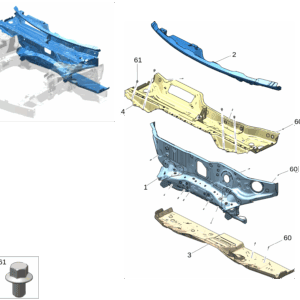 6608108561C15 前围板 适用于极氪7x