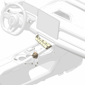 6608112912WA1 	副仪表台开关组（CCSM） 适用于极氪7x