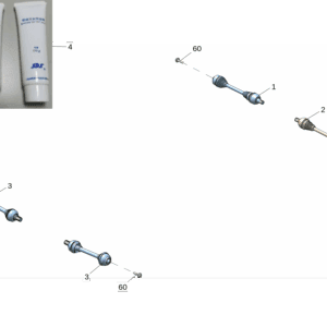 6608129391 后驱动轴 右 适用于极氪7x