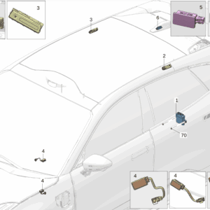 6608134837 内饰灯控制模块（ILCM） 适用于极氪7x