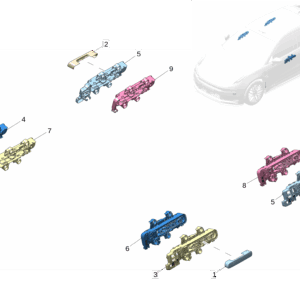 6608145128C16 外开把手 右 适用于极氪7x