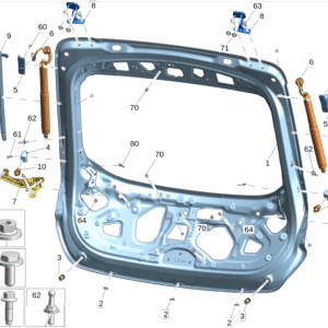6608177654C15 尾门 适用于极氪7x