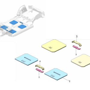 6608205149 高压电池下隔热垫 适用于极氪7x
