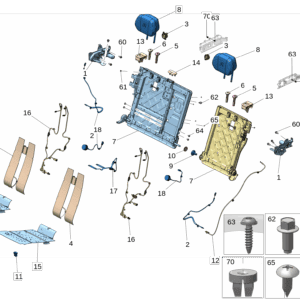 8889763776 后排座椅靠背锁钩 右 适用于极氪7x