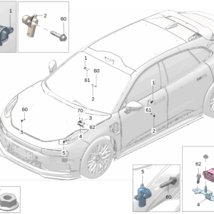 8890549613  车门压力传感器 适用于极氪7x