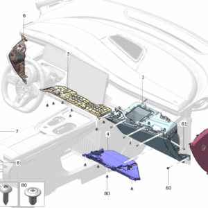 8890577873LA2 手套箱 适用于极氪009
