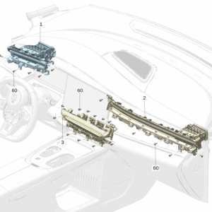 8892199059DA1 出风口 左 适用于极氪009