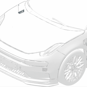 8892451944B03 翼子板装饰件 右 适用于极氪7x