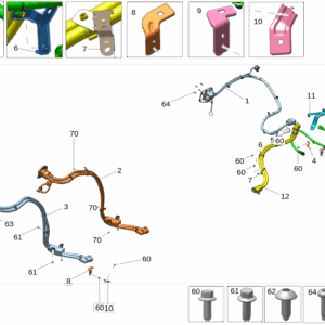 8892592731   交流充电插座线束 适用于极氪009