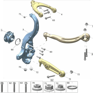 8892847032 轮毂轴承 适用于极氪7x