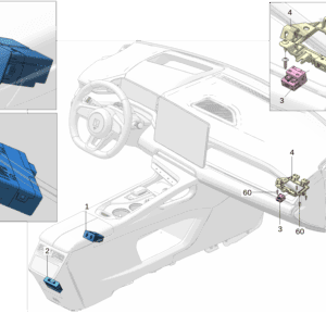 8892872170BA0  USB盒 适用于极氪7x