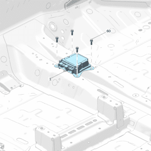 8894119557 安全气囊控制模块（SRS） 适用于极氪009