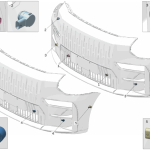 8894224164S02  泊车辅助传感器  适用于极氪009