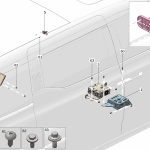 8894236966 电视显示模块 适用于极氪009