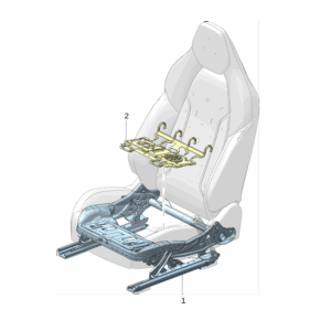 8894276703 前座椅坐垫骨架 右适用于极氪7x