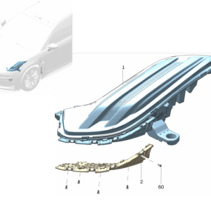 8894419614 辅助照明灯 右 适用于极氪7x