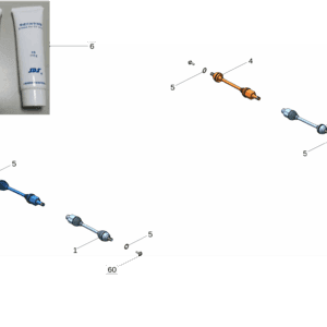 8894535336 后驱动轴 左 适用于极氪009