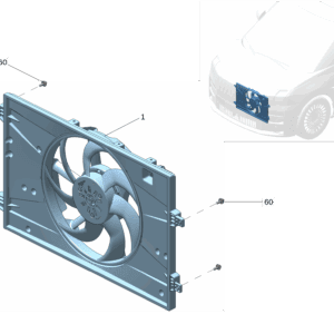 8894948837 风扇总成 适用于极氪009