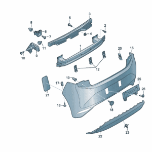 10D807305 保险杠 适用于大众ID3