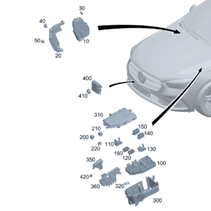 1775404207 	保险丝箱 适用于奔驰EQA 260