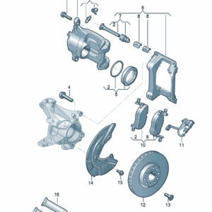 1ED 615 123 B 制动钳壳体 适用于大众ID3