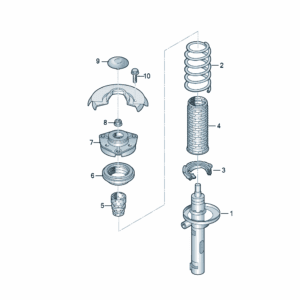 1ED413023G 气压减震器 适用于大众ID3