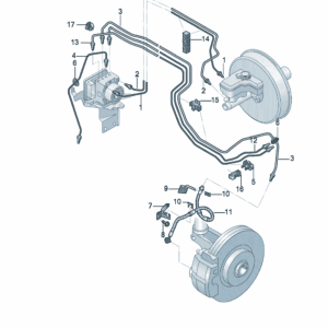 1ED614739 制动管 适用于大众ID3