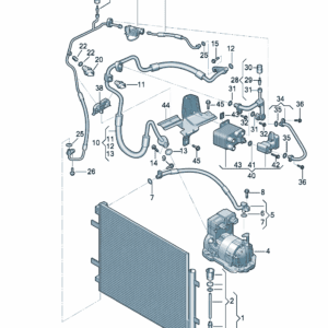 1ED816411 空调冷凝器 适用于大众ID3