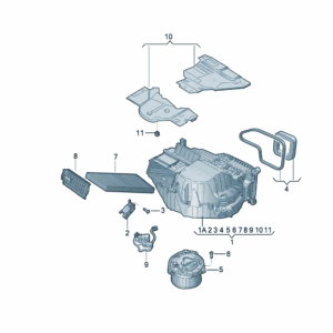 1ED820153H 电子控制空调器适用于大众ID3