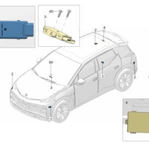 6608006721WA1  遥控钥匙 适用于极氪X