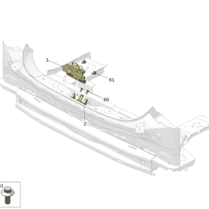 6608009651 尾门锁 适用于极氪X