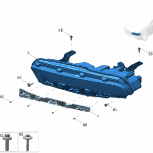 6608103756 前大灯 左 适用于极氪x