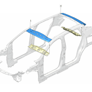 6608050007C15 顶盖前横梁上板 适用于极氪X