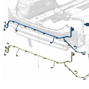 6608072747 后保险杠线束 适用于极氪X