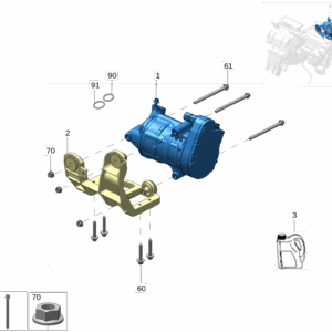 6608081137 	空调压缩机 适用于极氪X