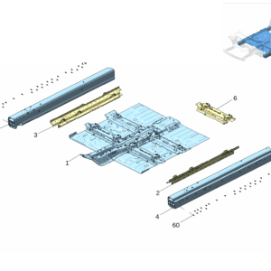 6608088348C15  中央地板 适用于极氪X