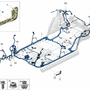 6608177714 车身线束 适用于极氪X
