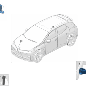 8888762802 轮速传感器 适用于极氪X