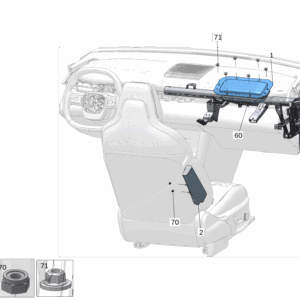 8891822189 乘客侧安全气囊 适用于极氪X