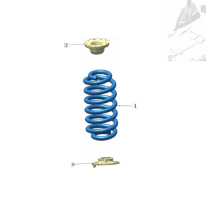8891912894 后弹簧 适用于极氪X