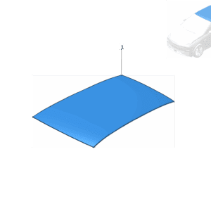 8892304152 固定式全景天窗玻璃 适用于极氪X