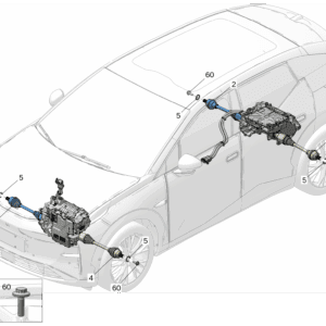 8892397294 后驱动轴 左 适用于极氪X