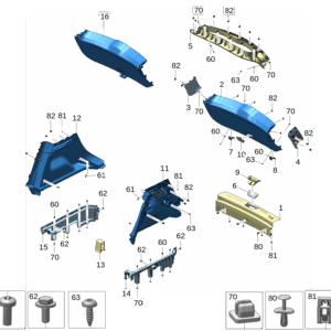 8892636064BA0   行李箱踏板  适用于极氪X